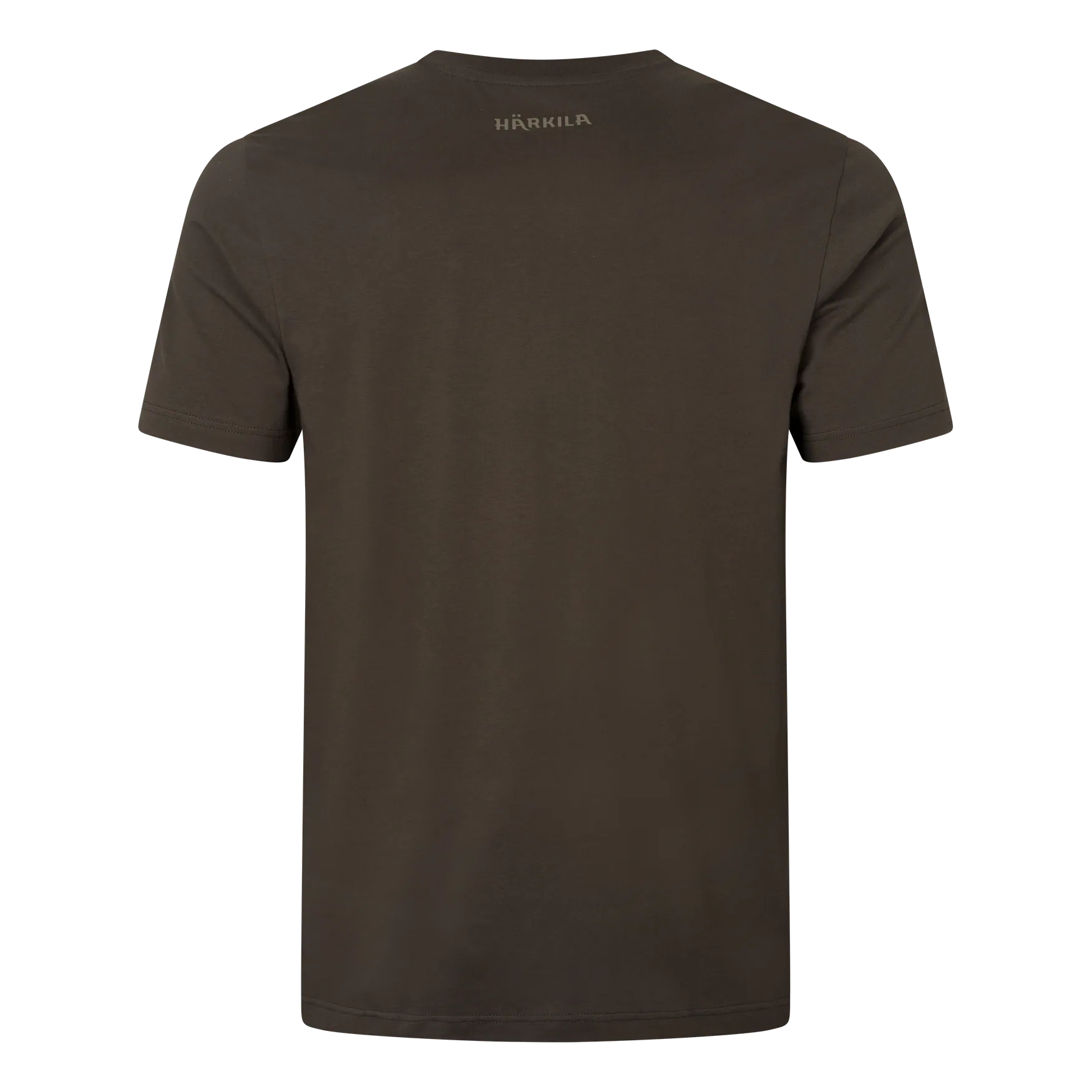 Tricou Harkila logo band,Shadow brown/Tarmac