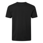Tricou Harkila logo band,Anthracite/sea blue