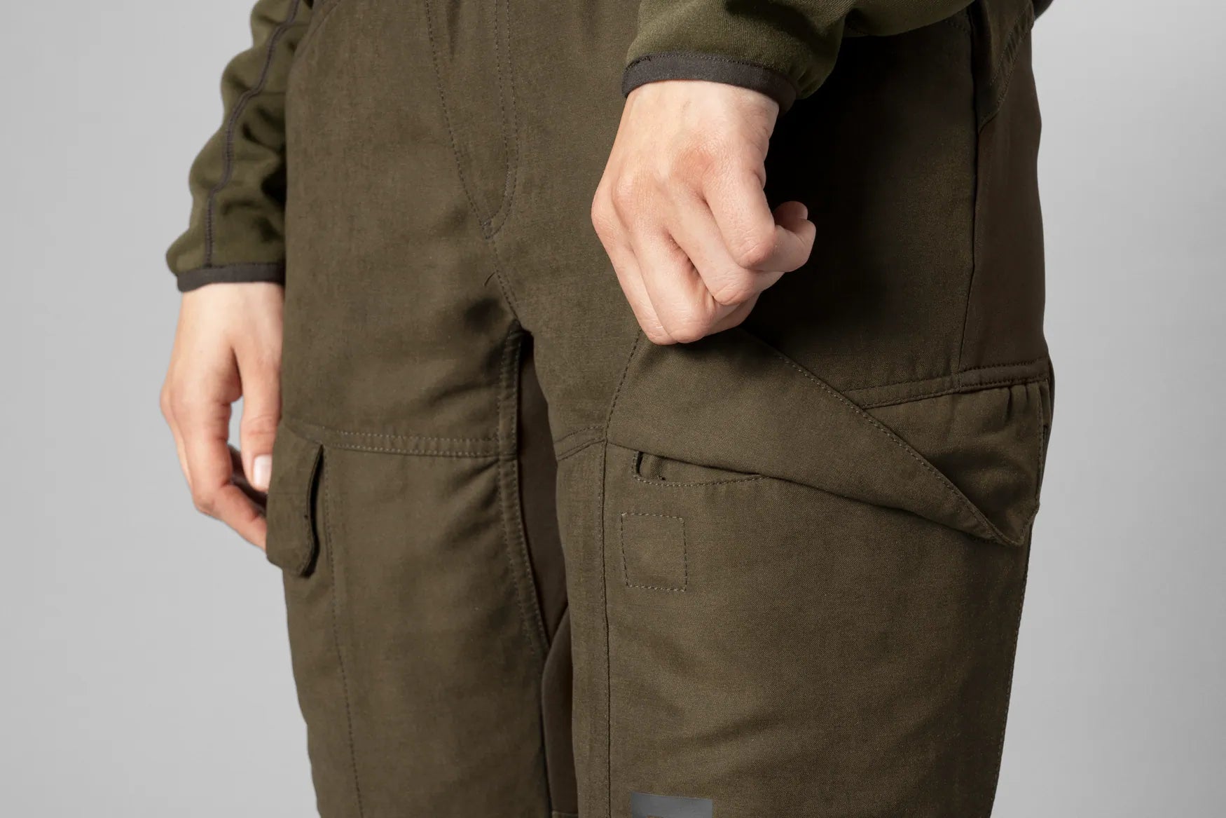 Pantaloni Dama Harkila Scandinavian, Willow green/Deep brown