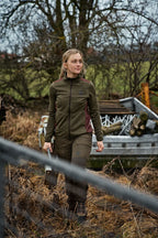 Pantaloni Dama Harkila Scandinavian, Willow green/Deep brown