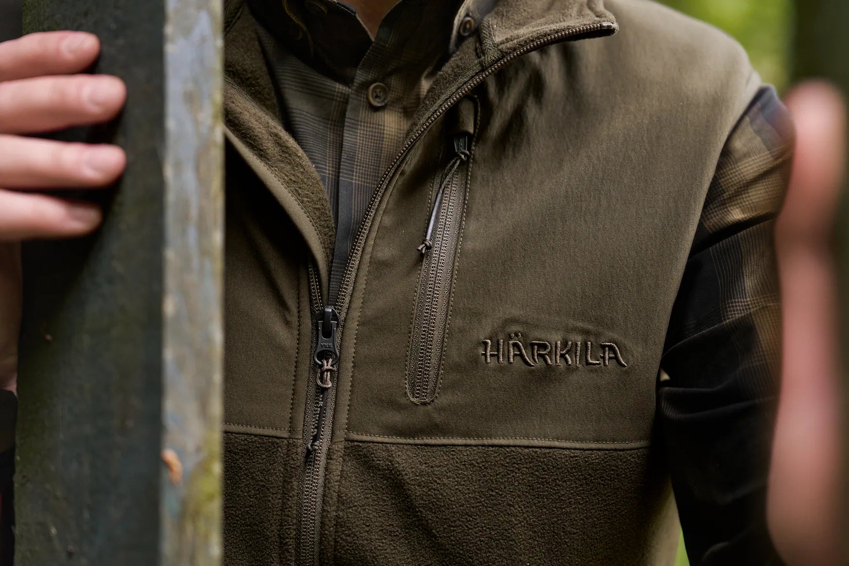 Vesta Härkila Fjell fleece, Hunting Green/Willow Green