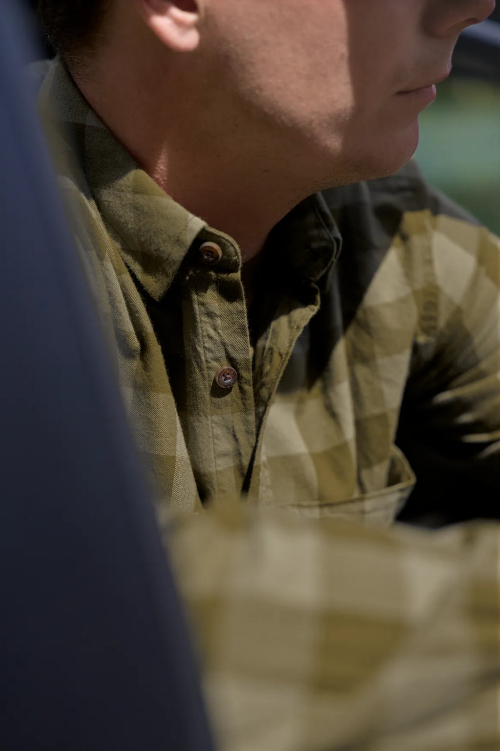 Camasa Harkila Scandinavian, Dark Olive Check