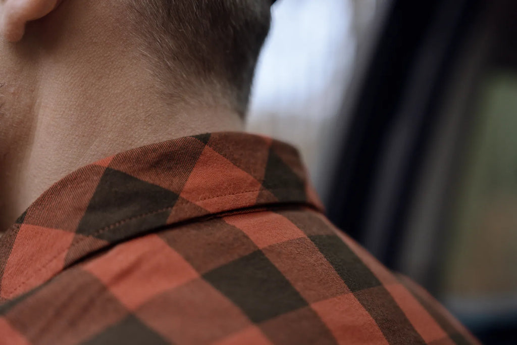 Camasa Harkila Scandinavian L/S shirt Autumn orange check