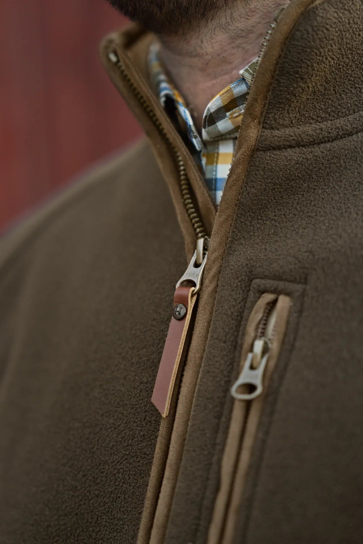 Jacheta Härkila Sandhem sherpa fleece, Demitasse Brown