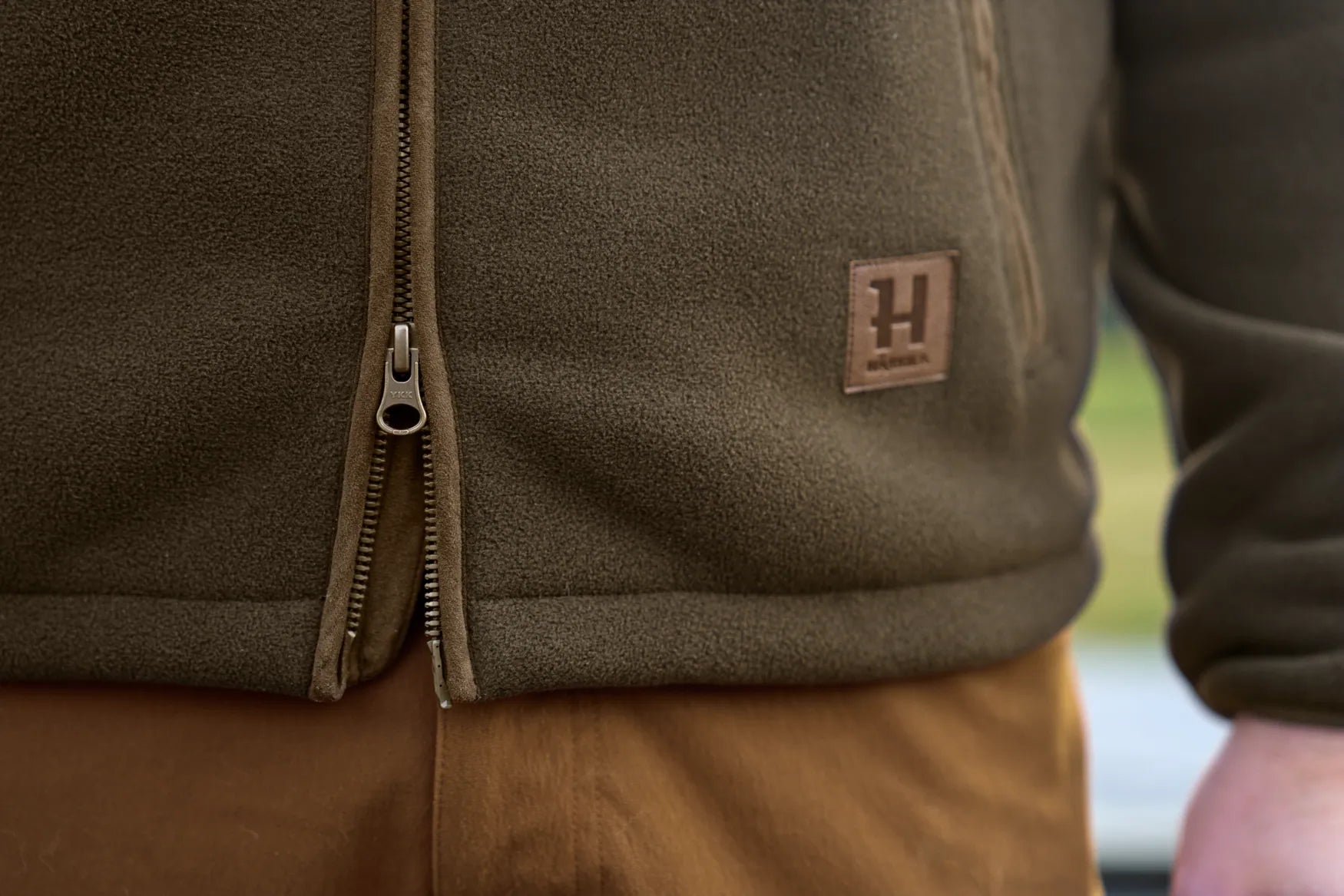 Jacheta Härkila Sandhem sherpa fleece, Demitasse Brown