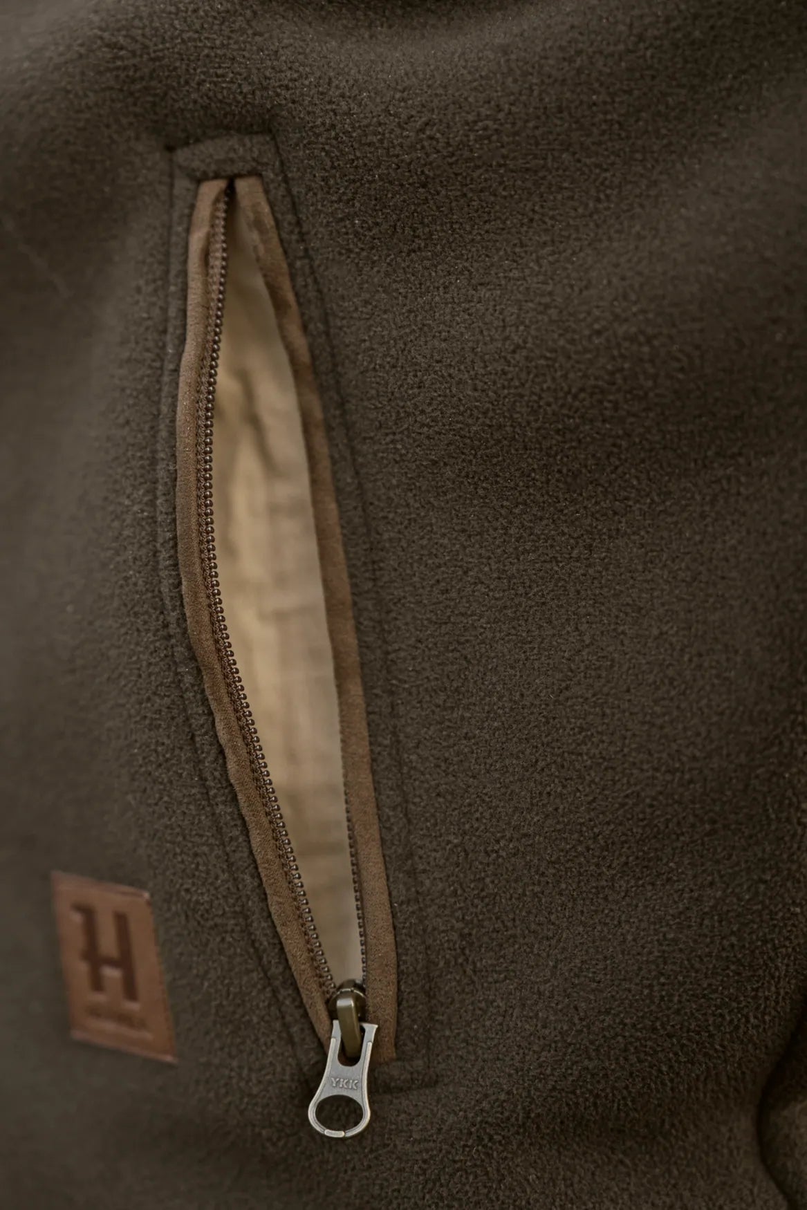 Jacheta Härkila Sandhem sherpa fleece, Demitasse Brown