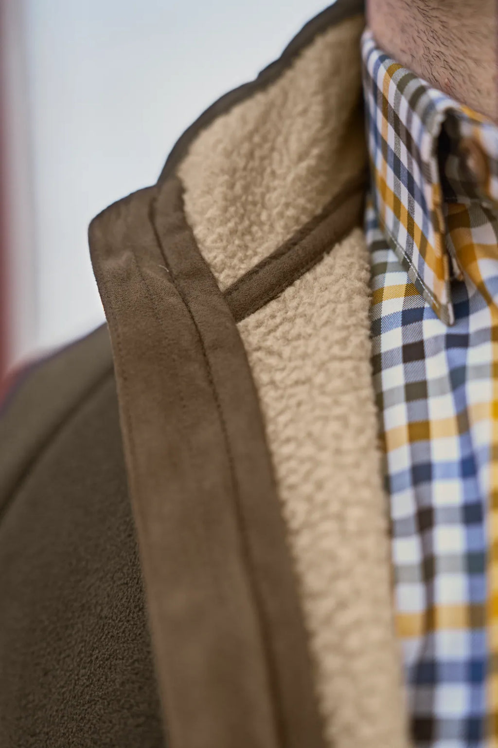 Jacheta Härkila Sandhem sherpa fleece, Demitasse Brown