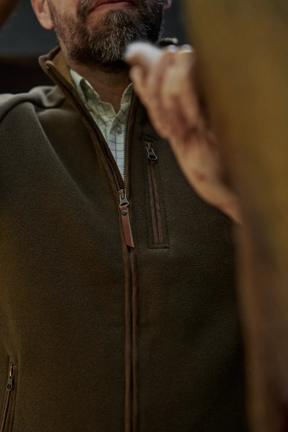 Vesta Harkila Sandhem Sherpa Fleece, Demitasse Brown