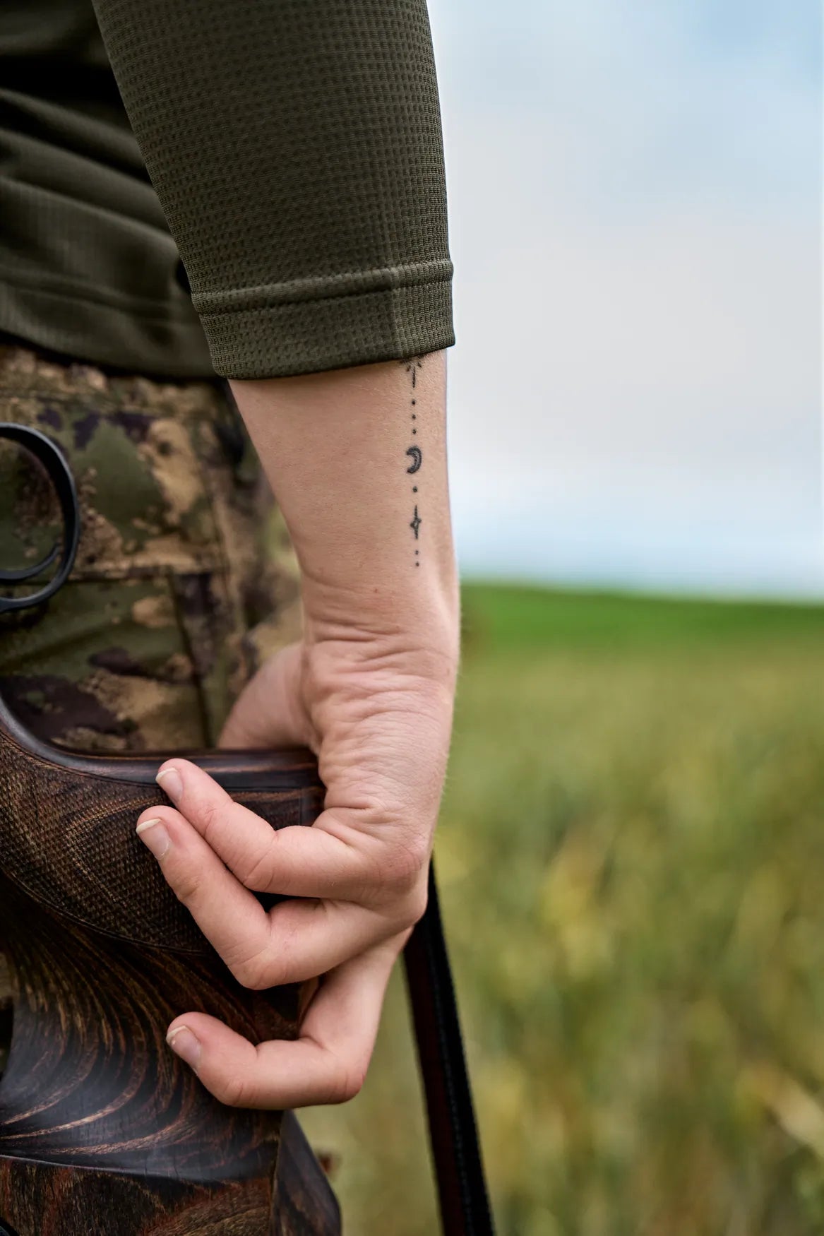 Tricou Dama Harkila Instinct L/S, Willow Green