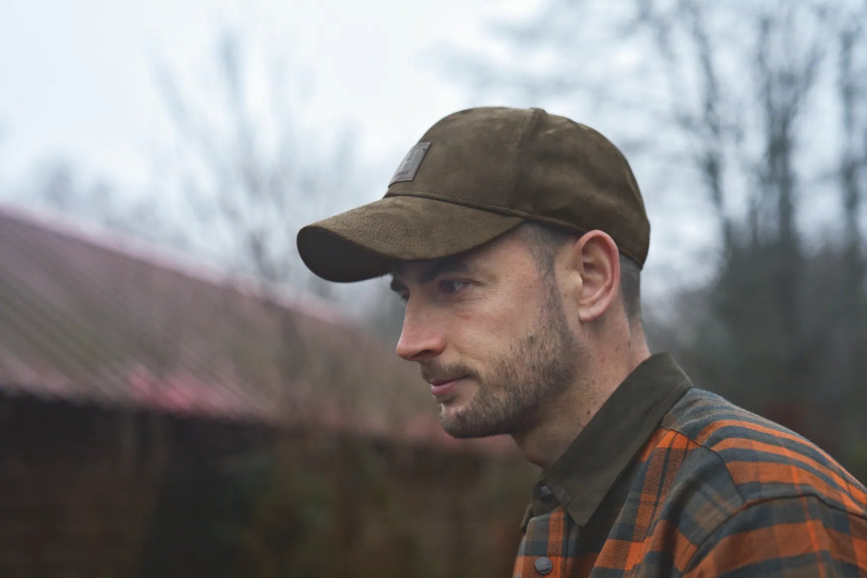 Sapca Harkila Berkshire cap, Hunting green