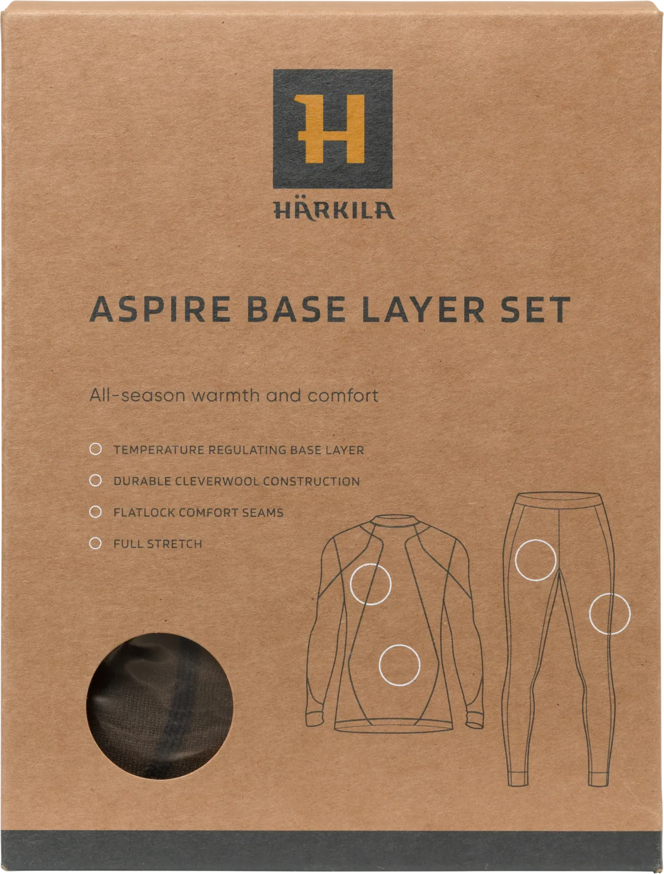 Set base layer Harkila Aspire, Shadow Brown