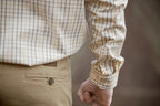 Camasa Harkila Haywood wool blend L/S shirt Arrowwood yellow check