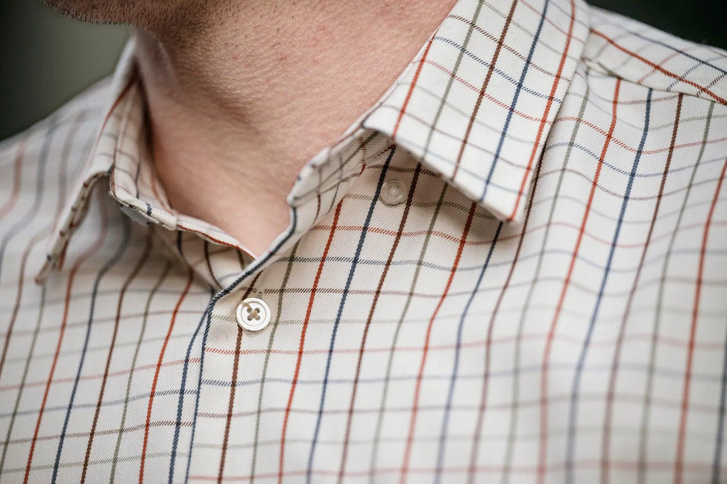 Camasa Harkila Haywood wool blend L/S shirt Arabian spice check