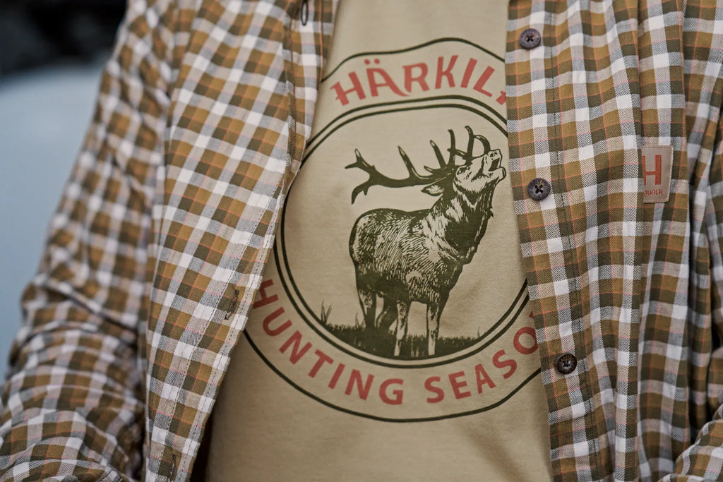 Tricou Dama Harkila Stag Badge, Sand