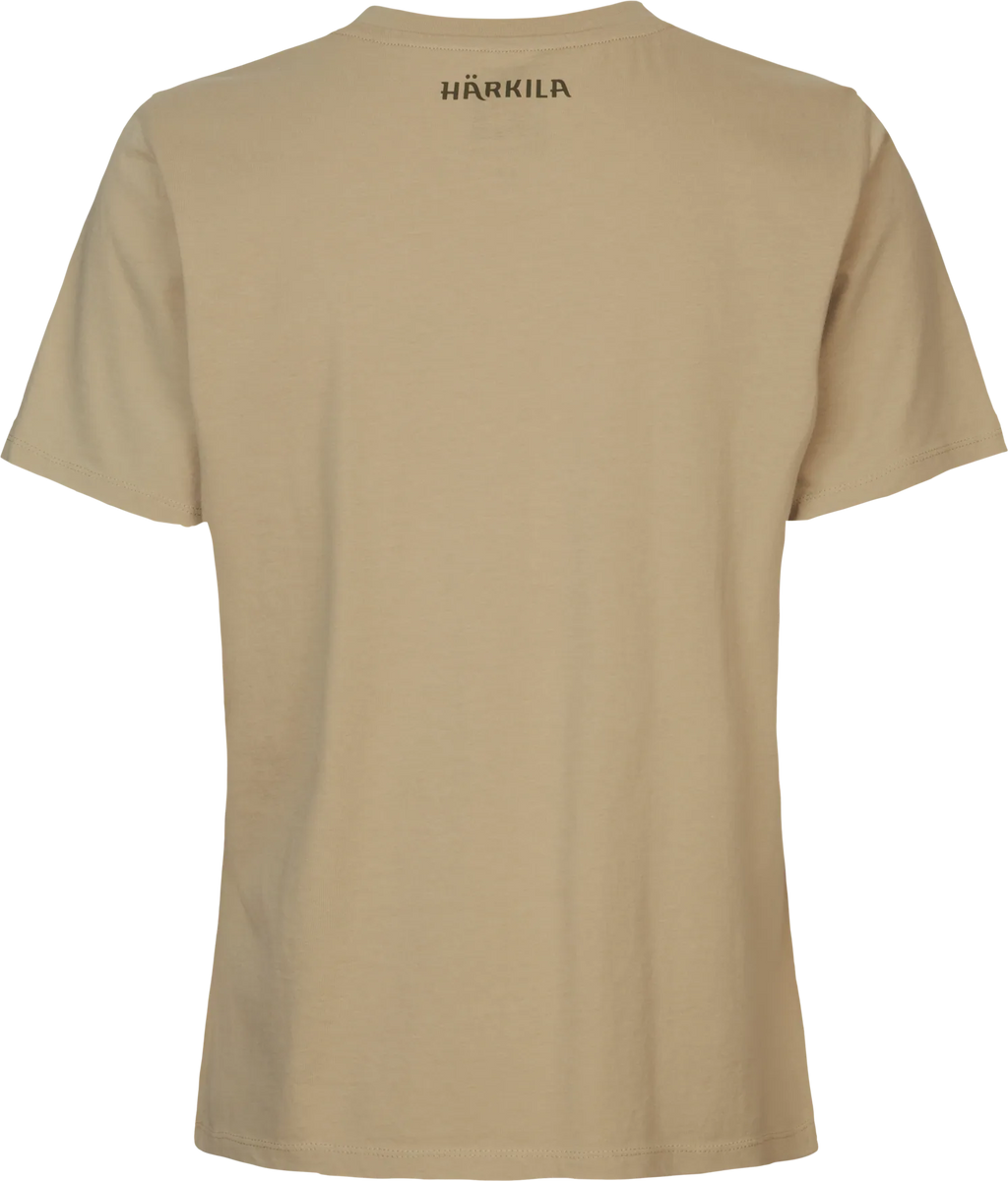 Tricou Dama Harkila Stag Badge, Sand