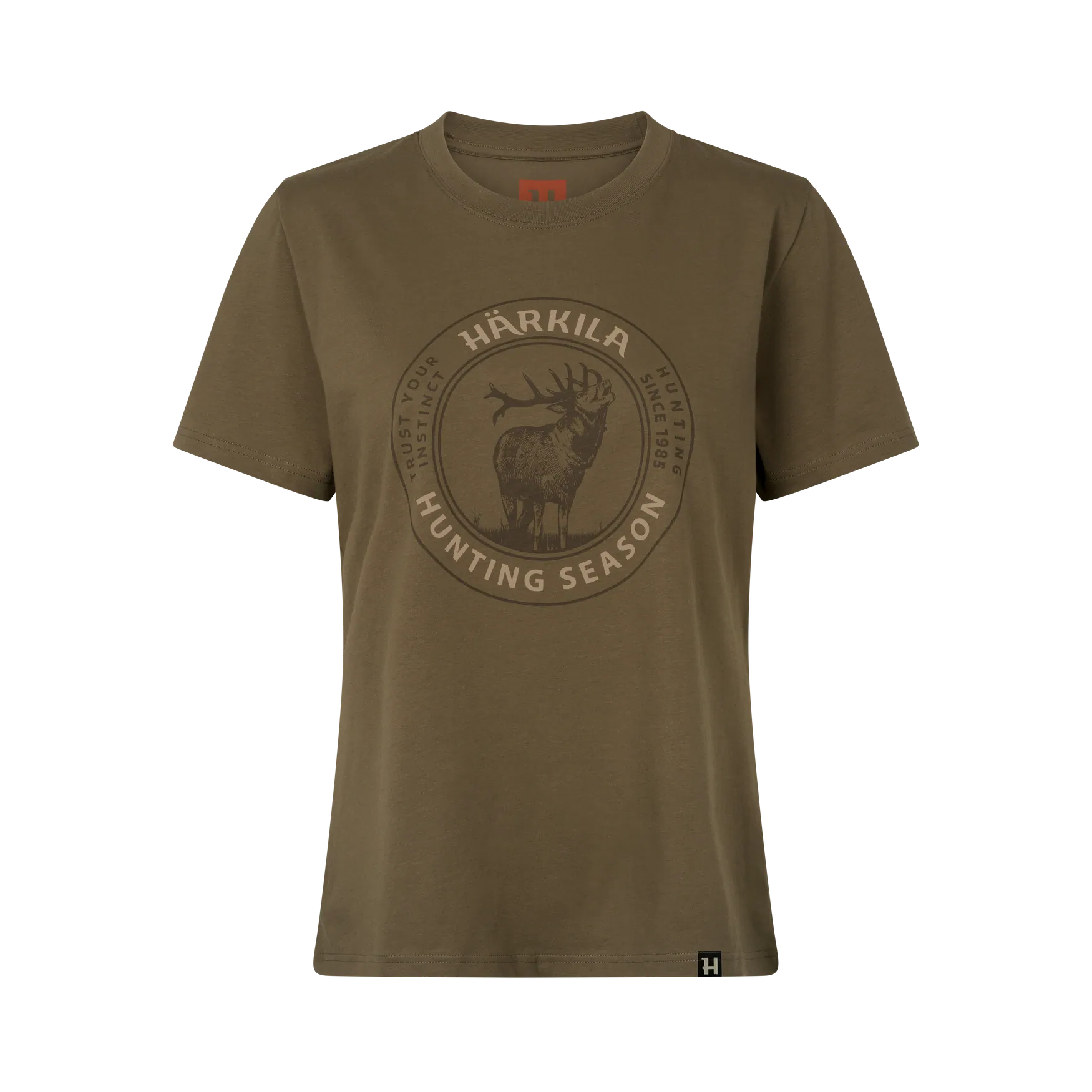 Tricou Dama Harkila Stag Badge,Beech