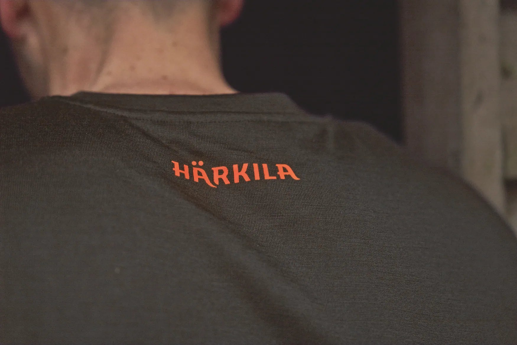 Tricou Maneca Lunga Harkila Game L/S, Shadow Brown Wildboar