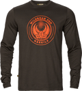 Tricou Maneca Lunga Harkila Game L/S, Shadow Brown Wildboar
