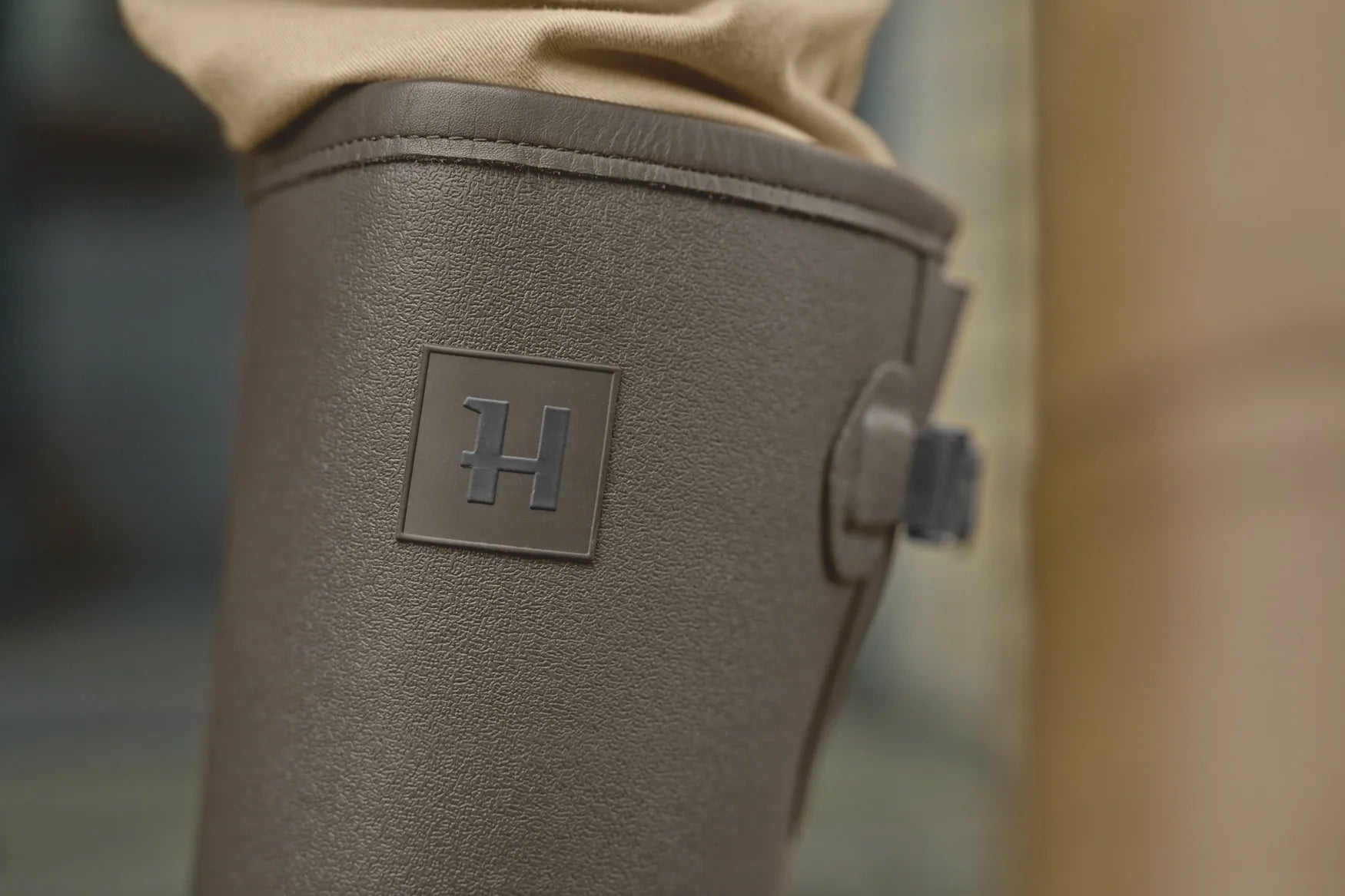 Cizme Harkila Forester Gusset Rubber Boot Dark Willow Green