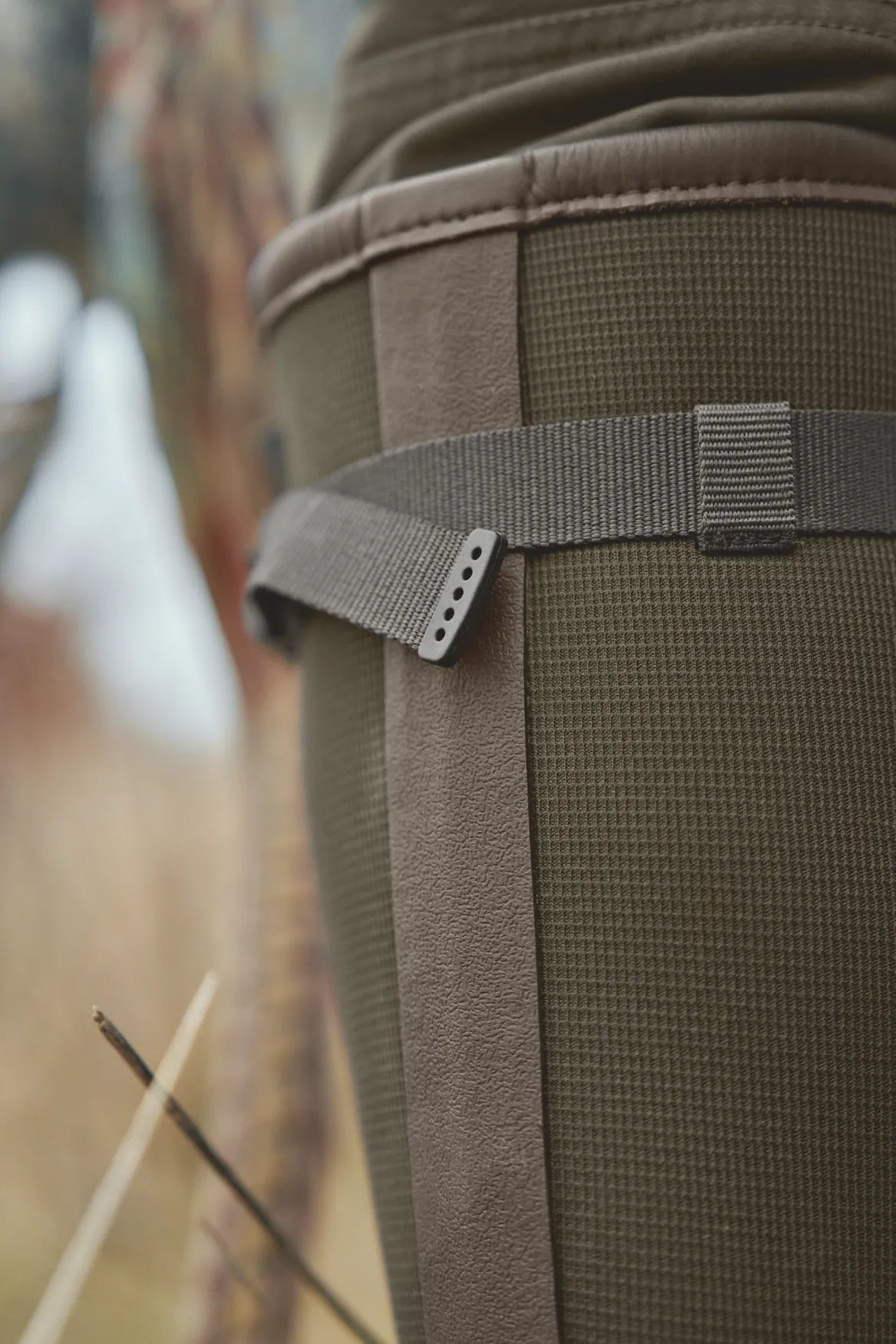 Cizme Harkila Forester Textile Rubber Willow green/Deep brown