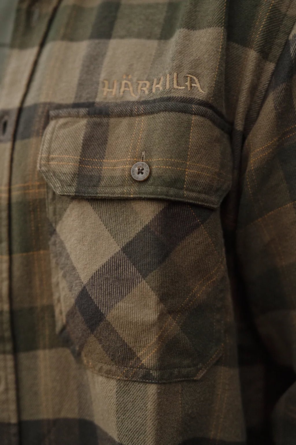 Camasa Harkila Asmund L/S shirt Beech green check