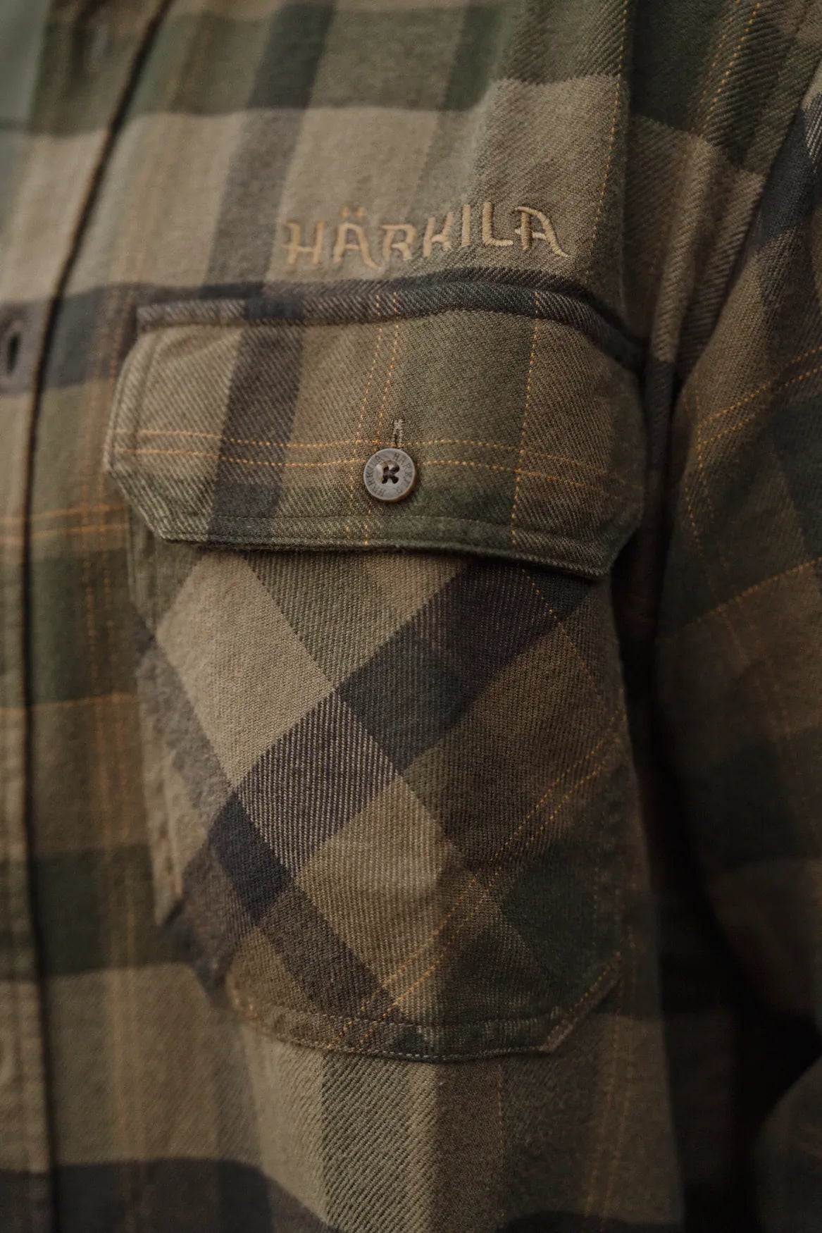 Camasa Harkila Asmund L/S shirt Beech green check
