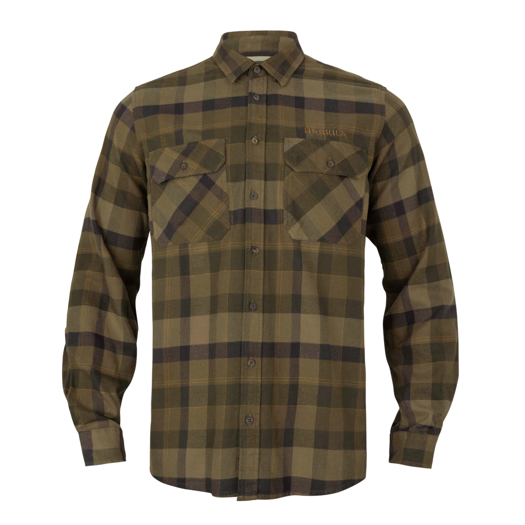 Camasa Harkila Asmund L/S shirt Beech green check
