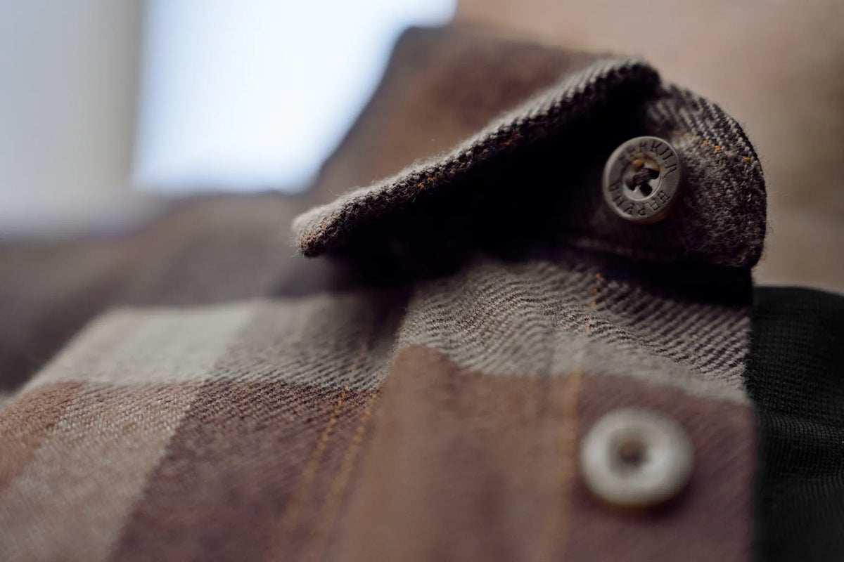 Camasa Harkila Asmund L/S shirt Rust brown check