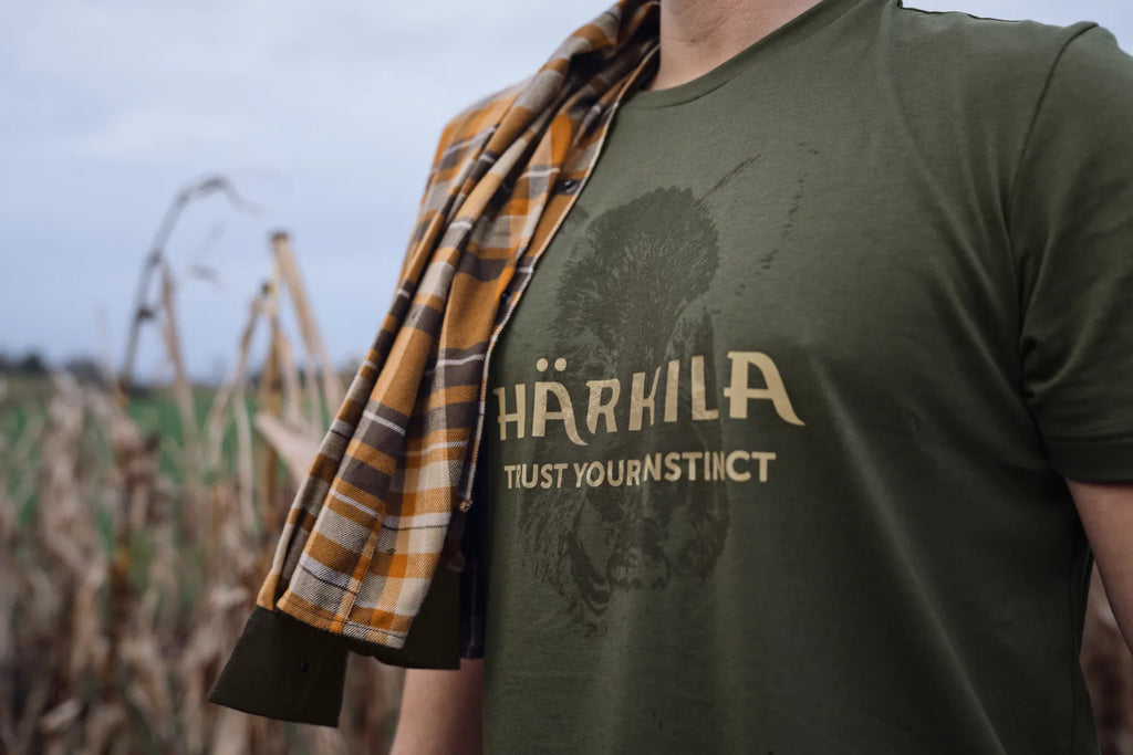 Tricou Harkila Wildboar logo,Forest night