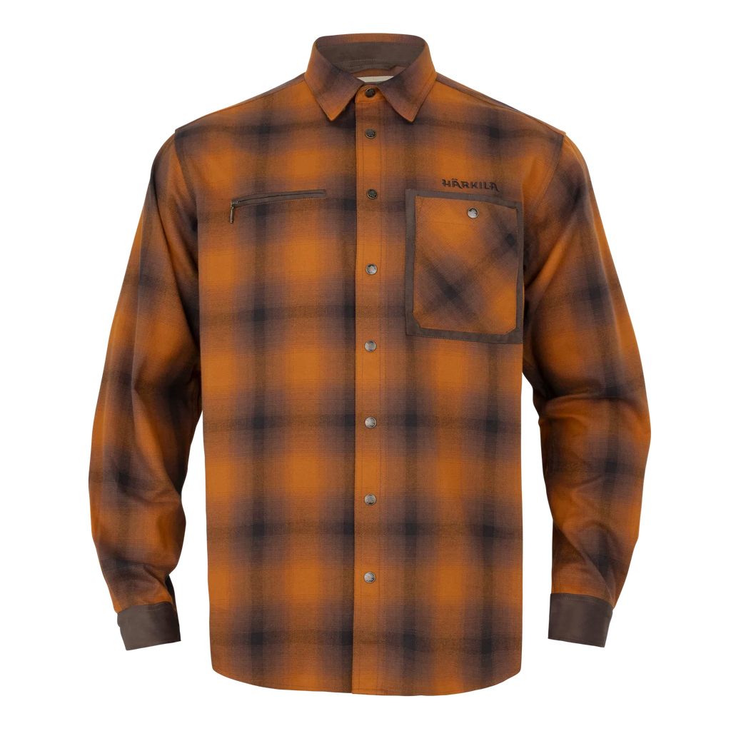 Camasa Harkila Folke L/S shirt Maple check