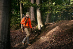 Geaca Harkila Kamko Blaze rev. fleece jacket Orange blaze/Willow green