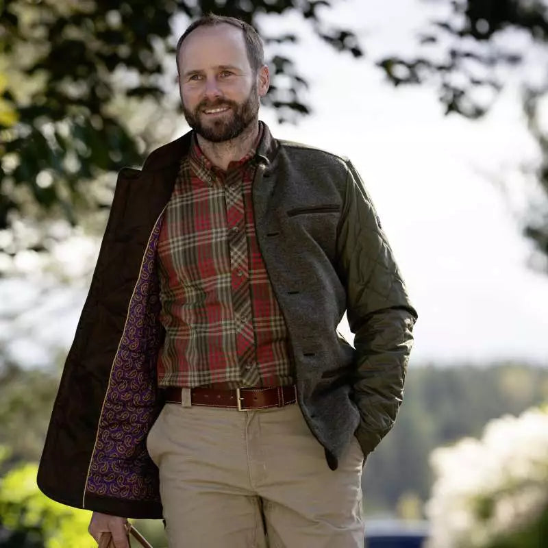 Jacheta eleganta Blaser Leon, dark olive