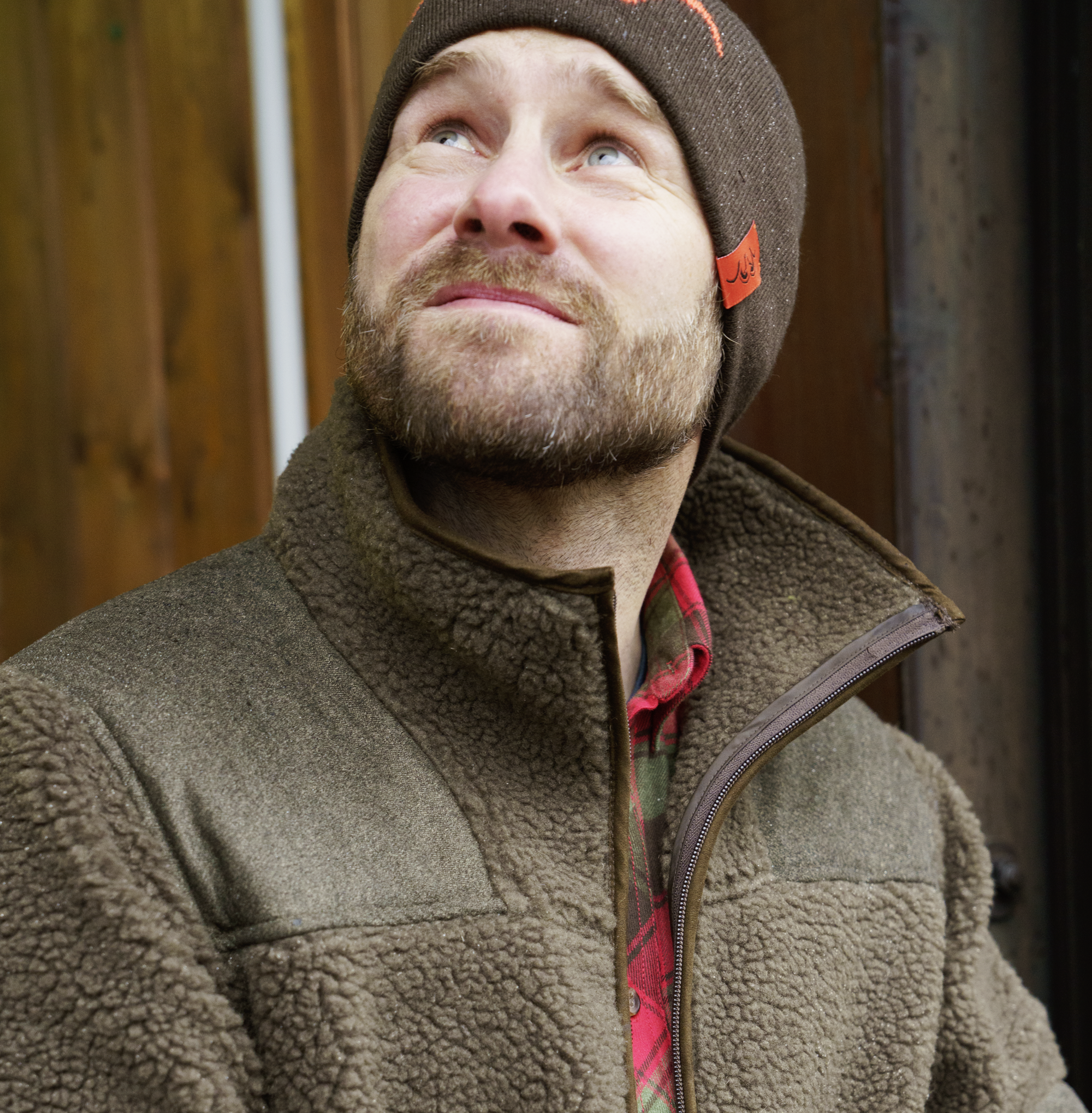 Jacheta fleece Blaser Sherpa, dark olive, captuseala anti-vant, toamna/iarna