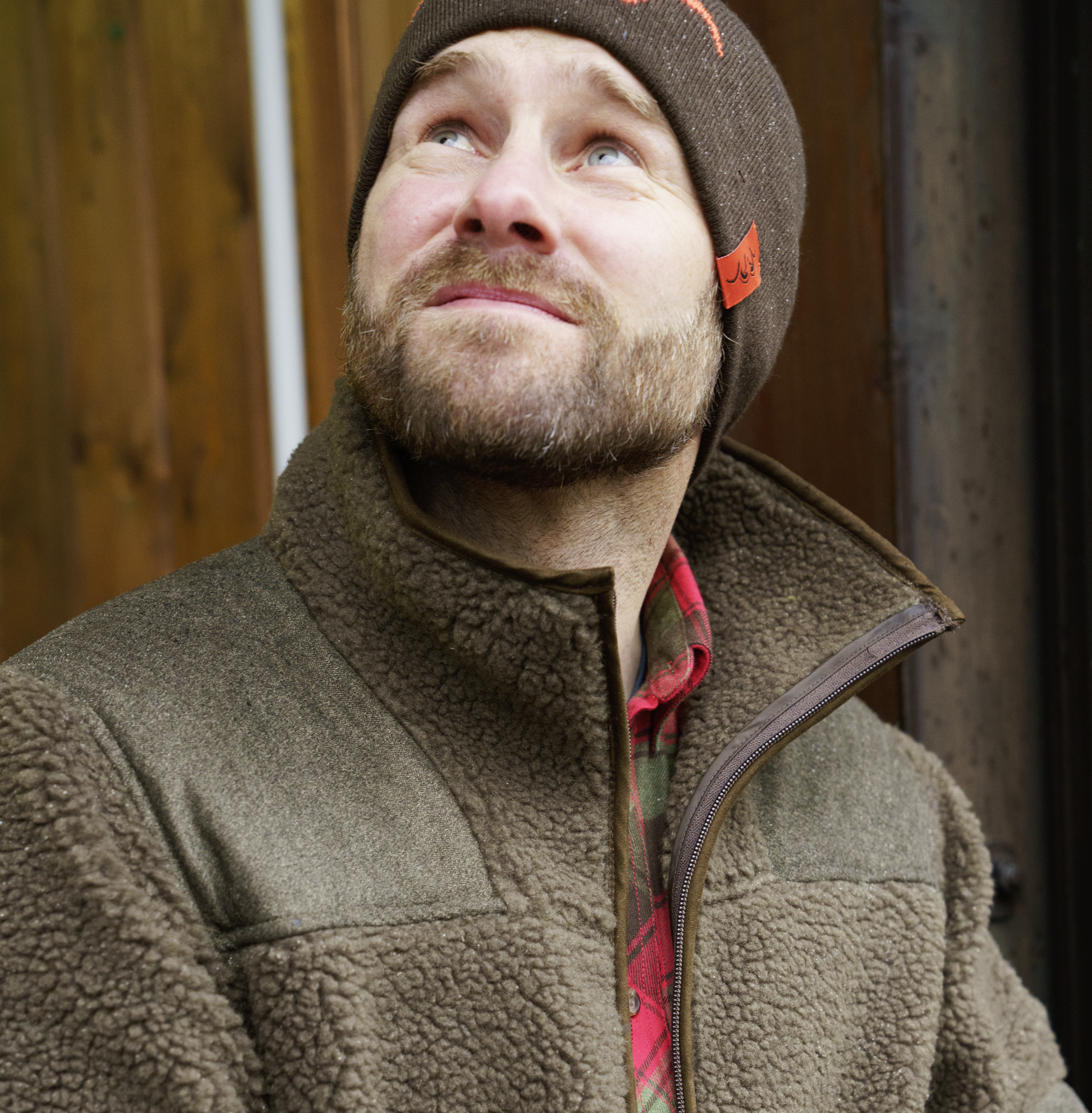 Jacheta fleece Blaser Sherpa, dark olive, captuseala anti-vant, toamna/iarna