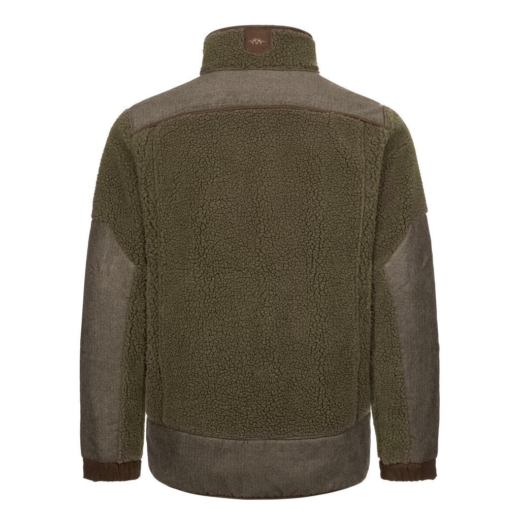 Jacheta fleece Blaser Sherpa, dark olive, captuseala anti-vant, toamna/iarna