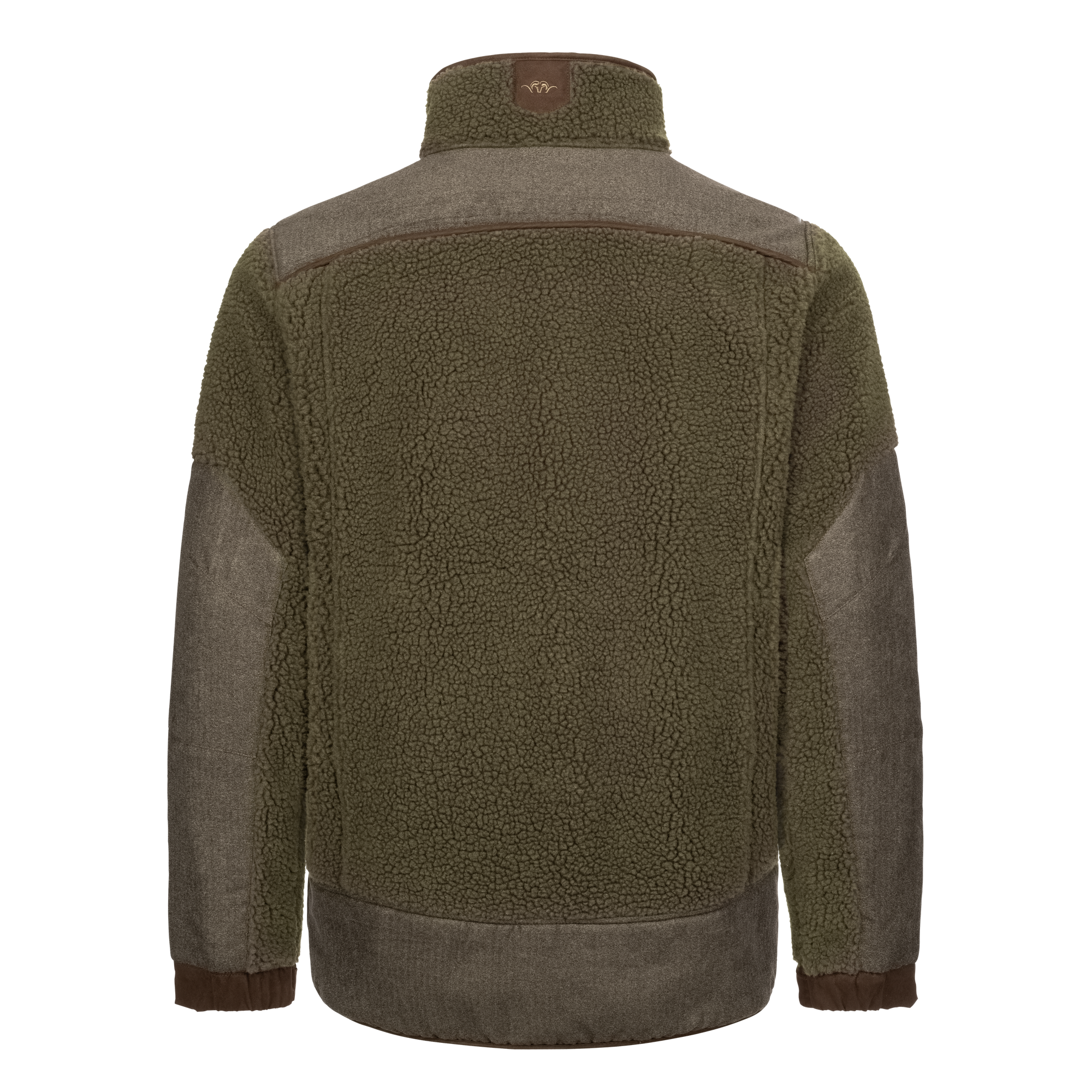 Jacheta fleece Blaser Sherpa, dark olive, captuseala anti-vant, toamna/iarna