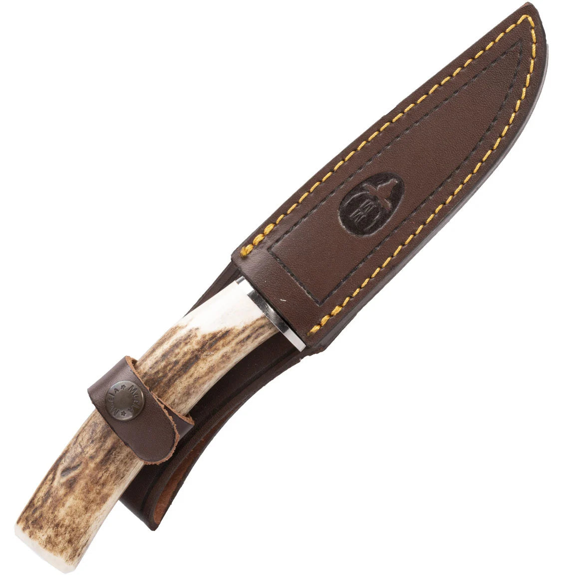 Cutit Muela GRED-12A, lama 12cm, maner corn de cerb, teaca din piele