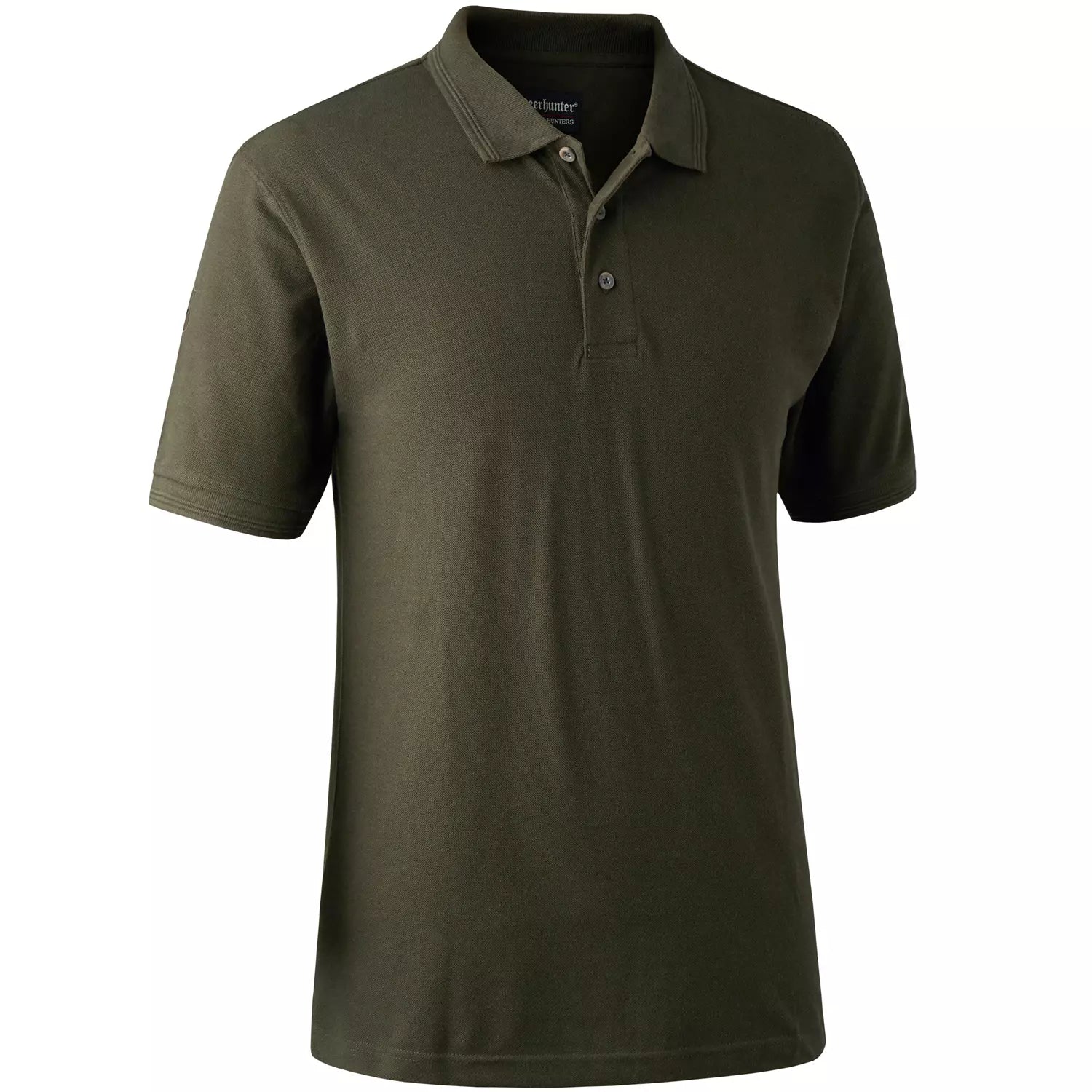 Tricou polo Deerhunter Redding, verde inchis