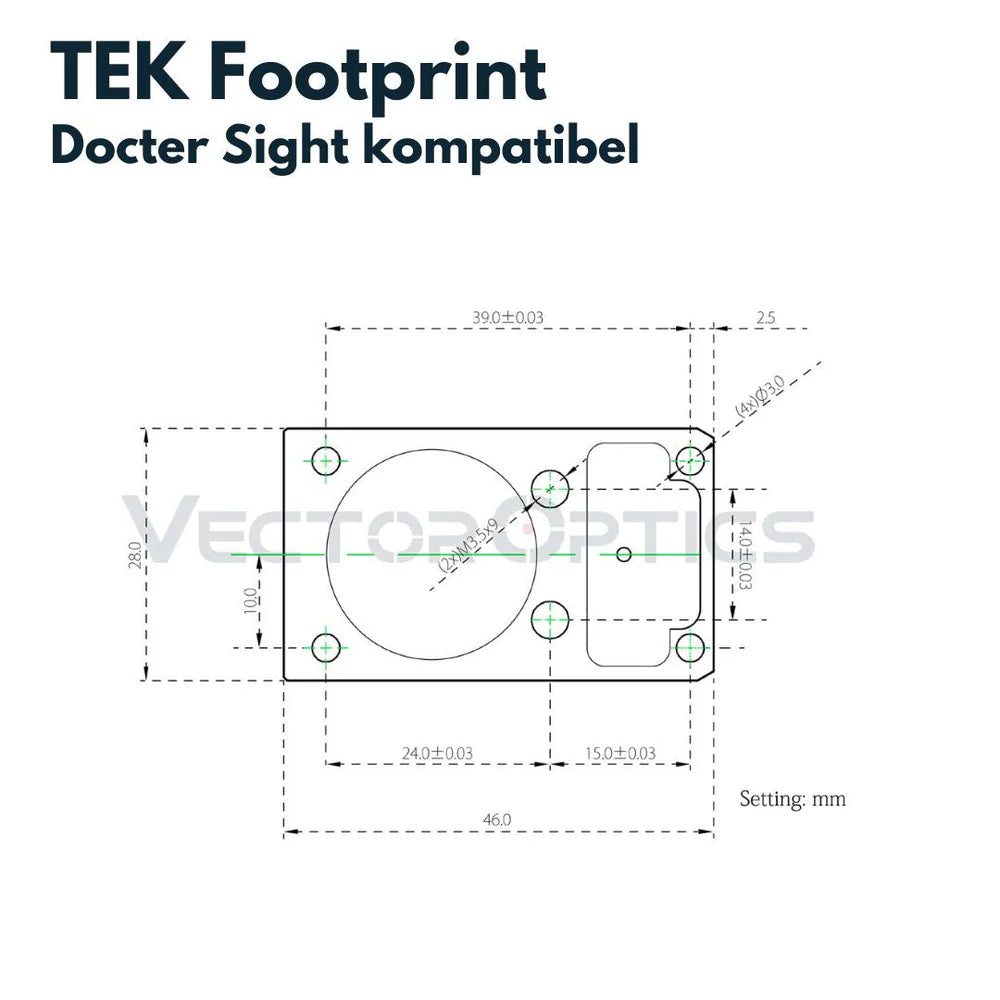 Red Dot Victoptics RDSL16 V3 1x22 Sphinx