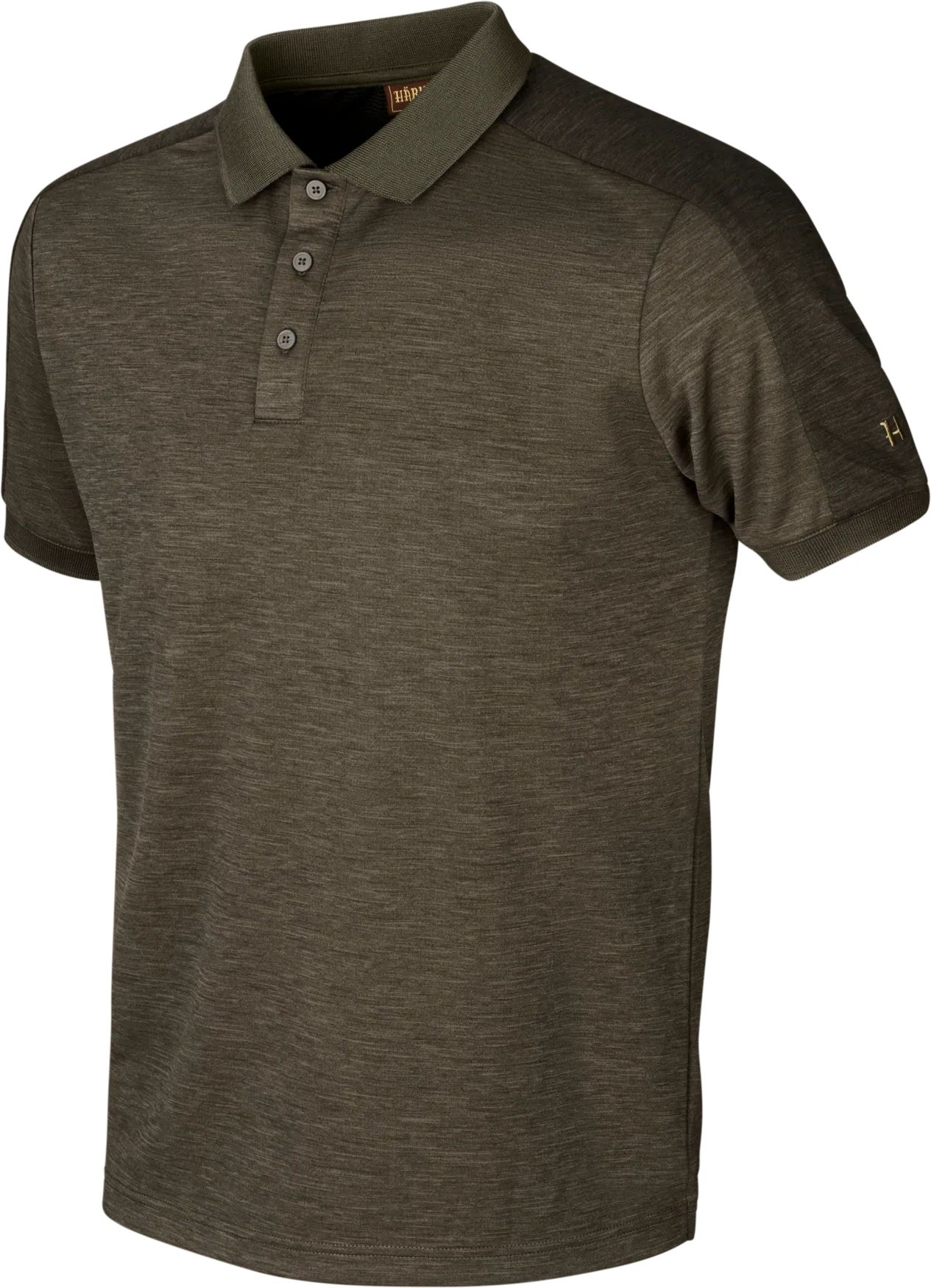 Tricou Polo Harkila Tech, Willow Green