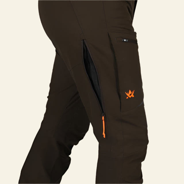 Pantaloni Alaska Chaser Ms Stretch, Maro