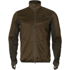 Jacheta Harkila Scandinavian fleece, Willow Green/Deep Brown