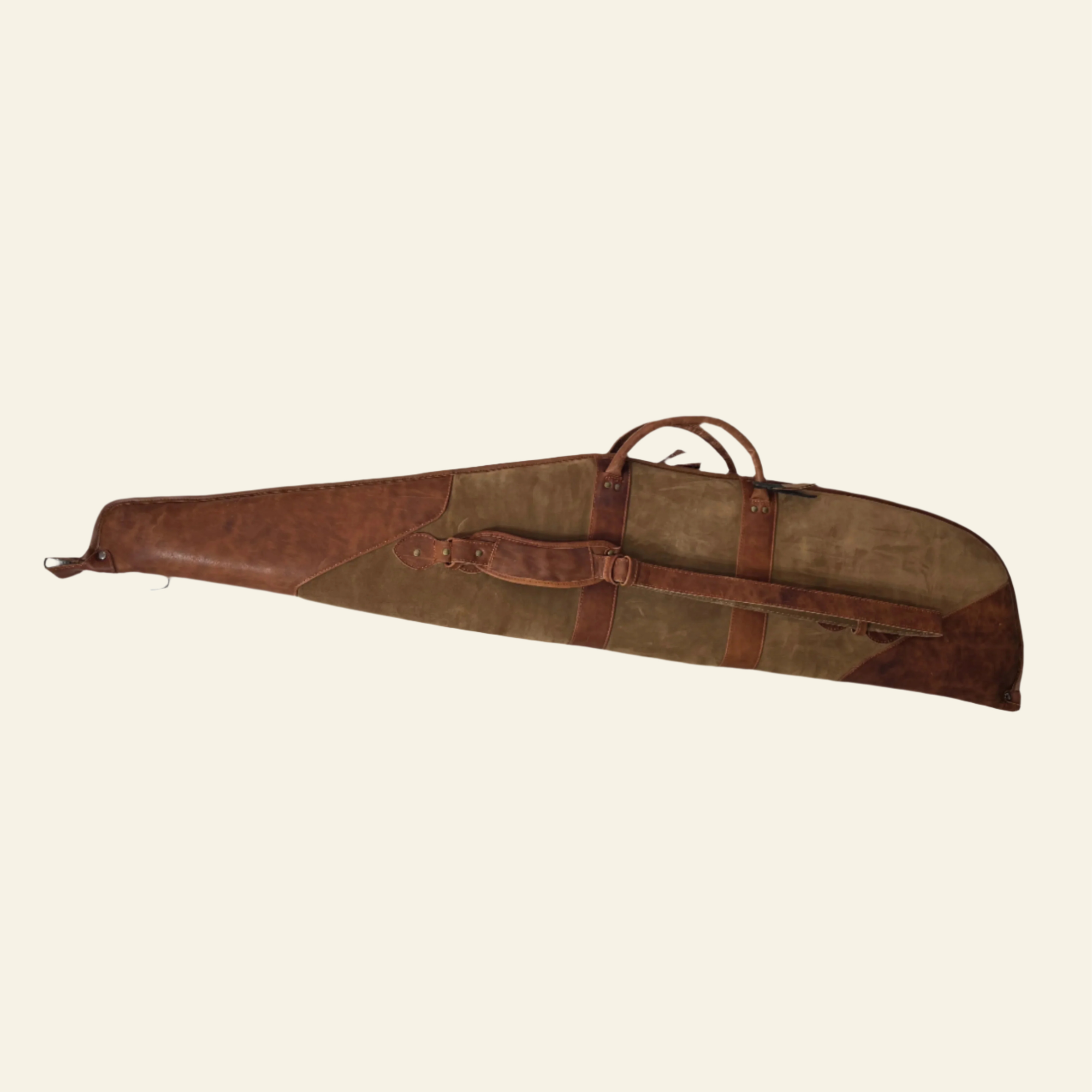 Husa carabina din piele maro, Nobil Hunting, 130cm