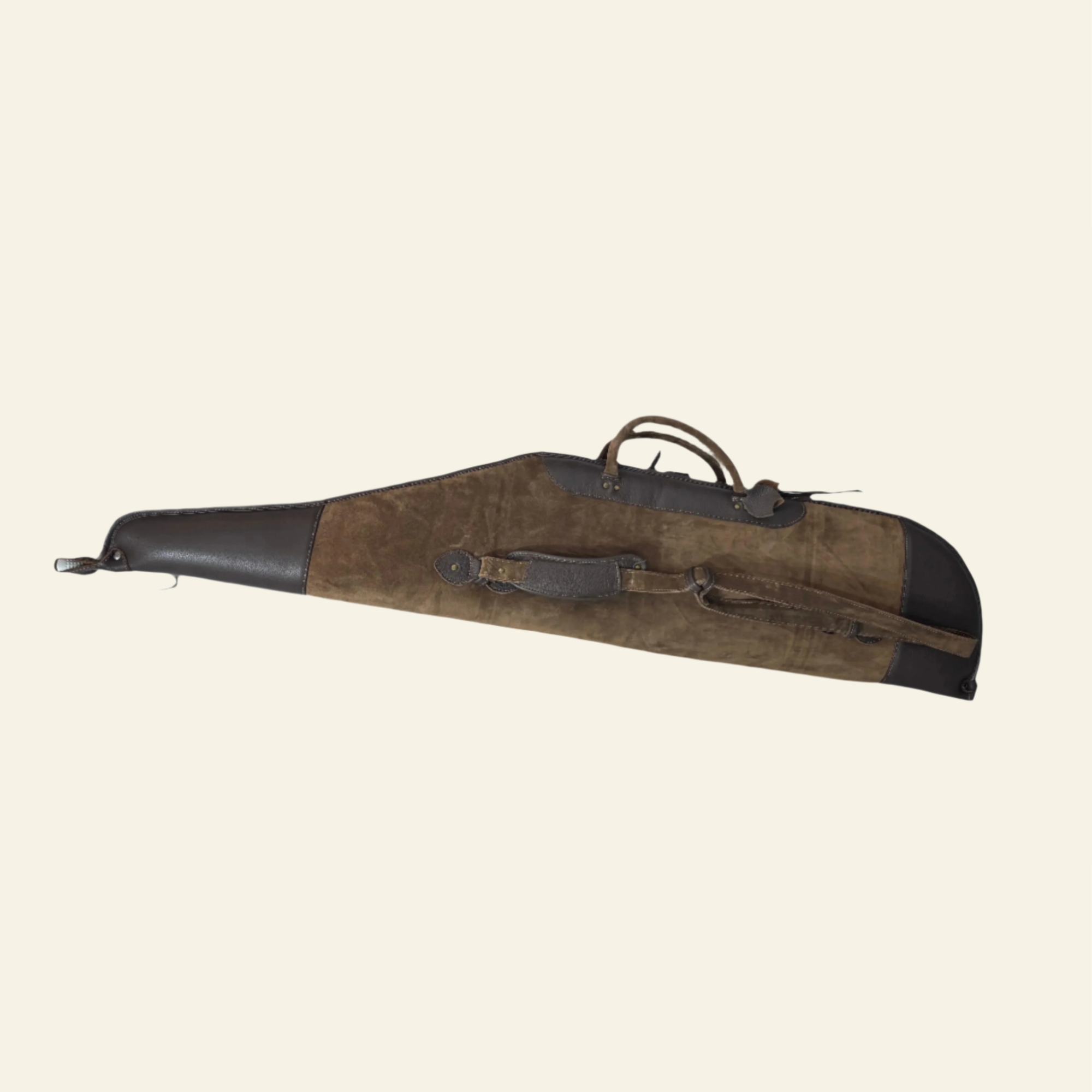Husa carabina din piele maro, Nobil Hunting, 130cm