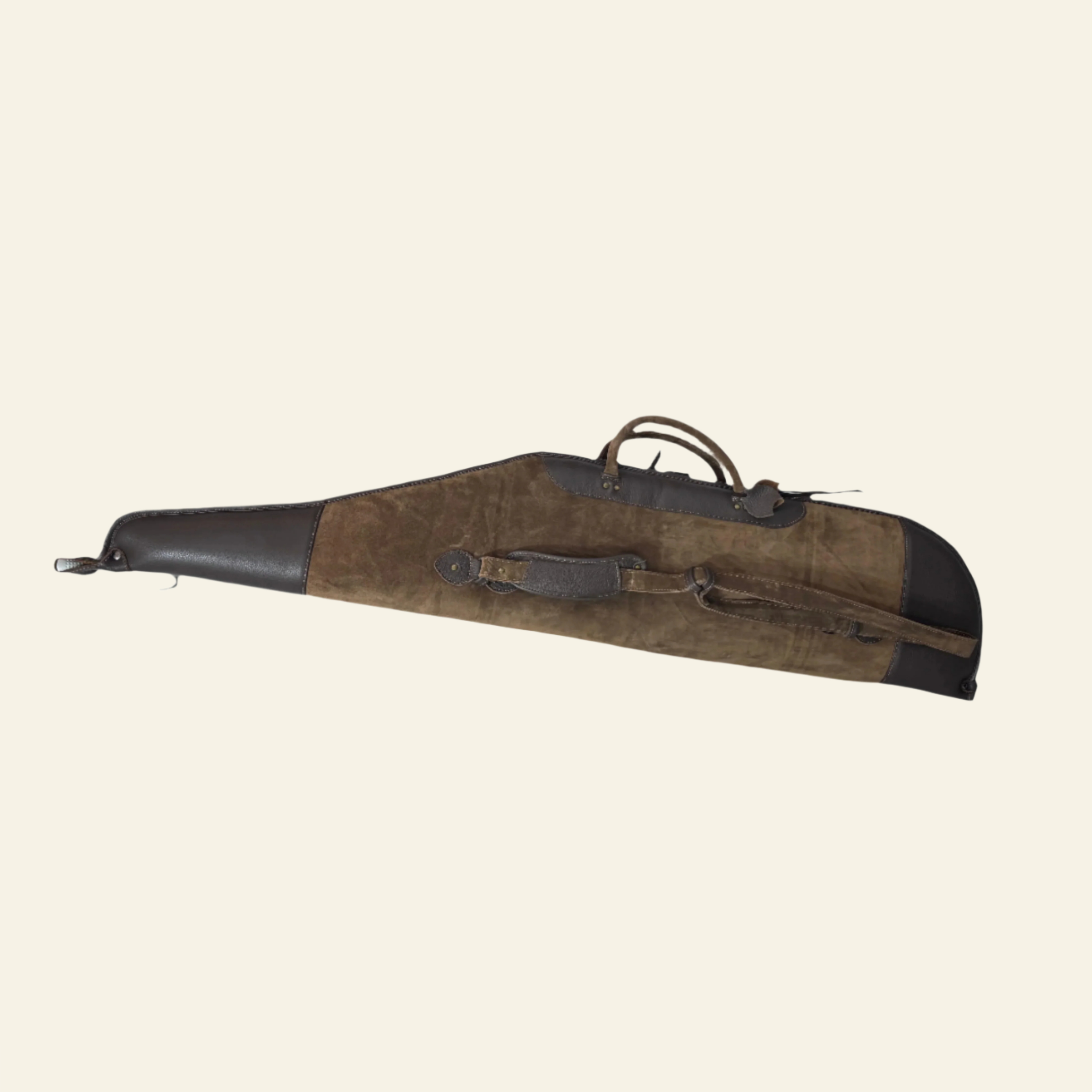 Husa carabina din piele maro, Nobil Hunting, 130cm