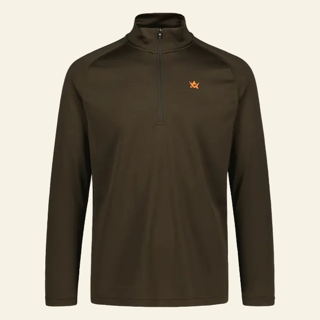 Bluza Alaska CoolDry Ms Half-Zip Top, Brown