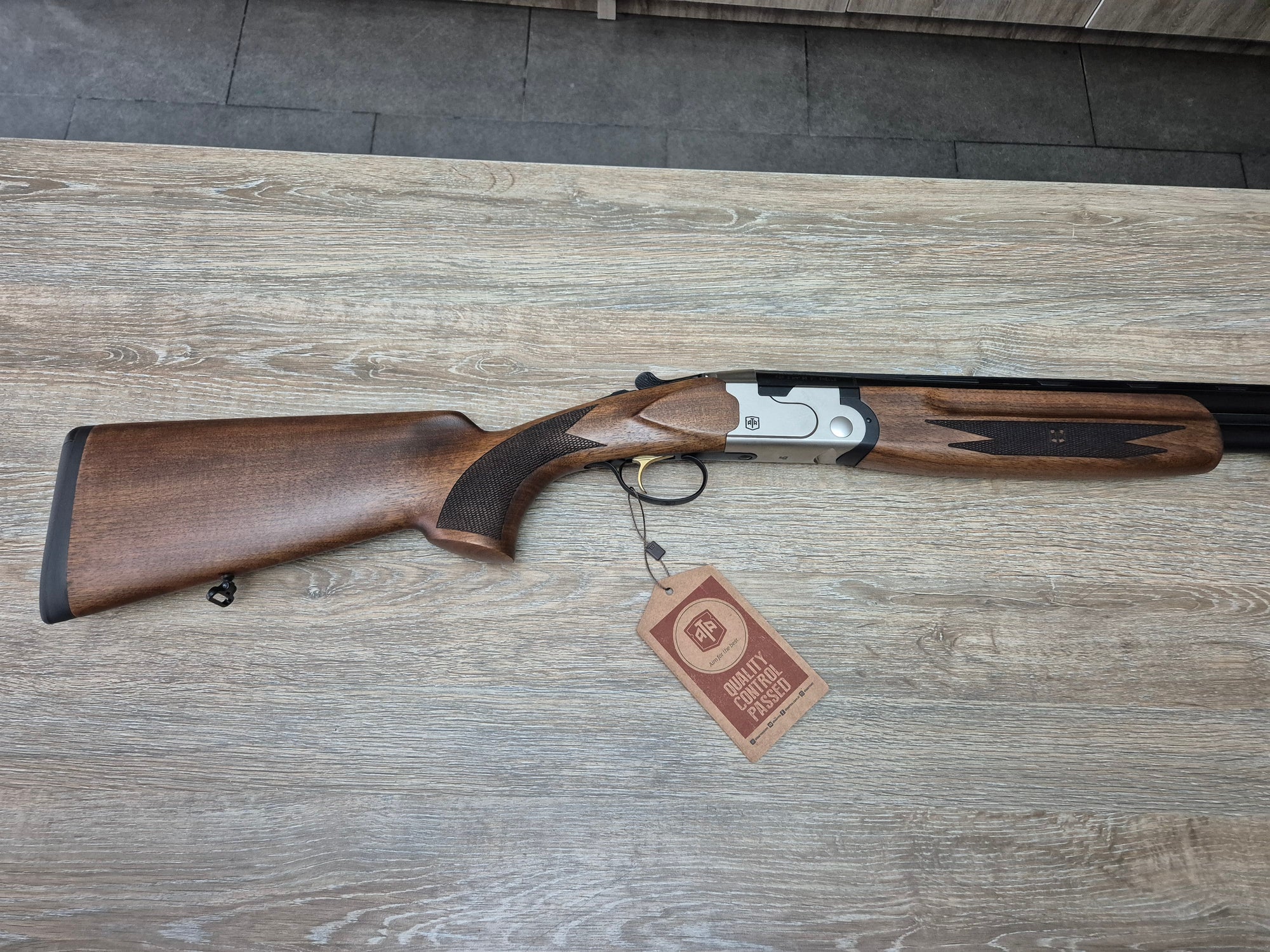 Bock ATA SP Nickel, cal 12/76, tevi 71cm, socuri