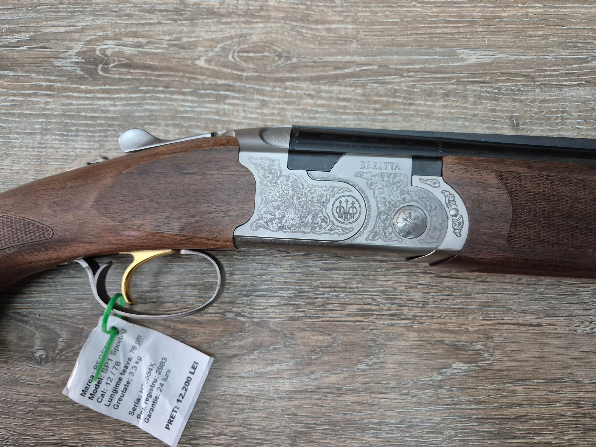 Bock Beretta 686 Silver Pigeon I Sporting, cal 12/76, 76cm, obrazar reglabil