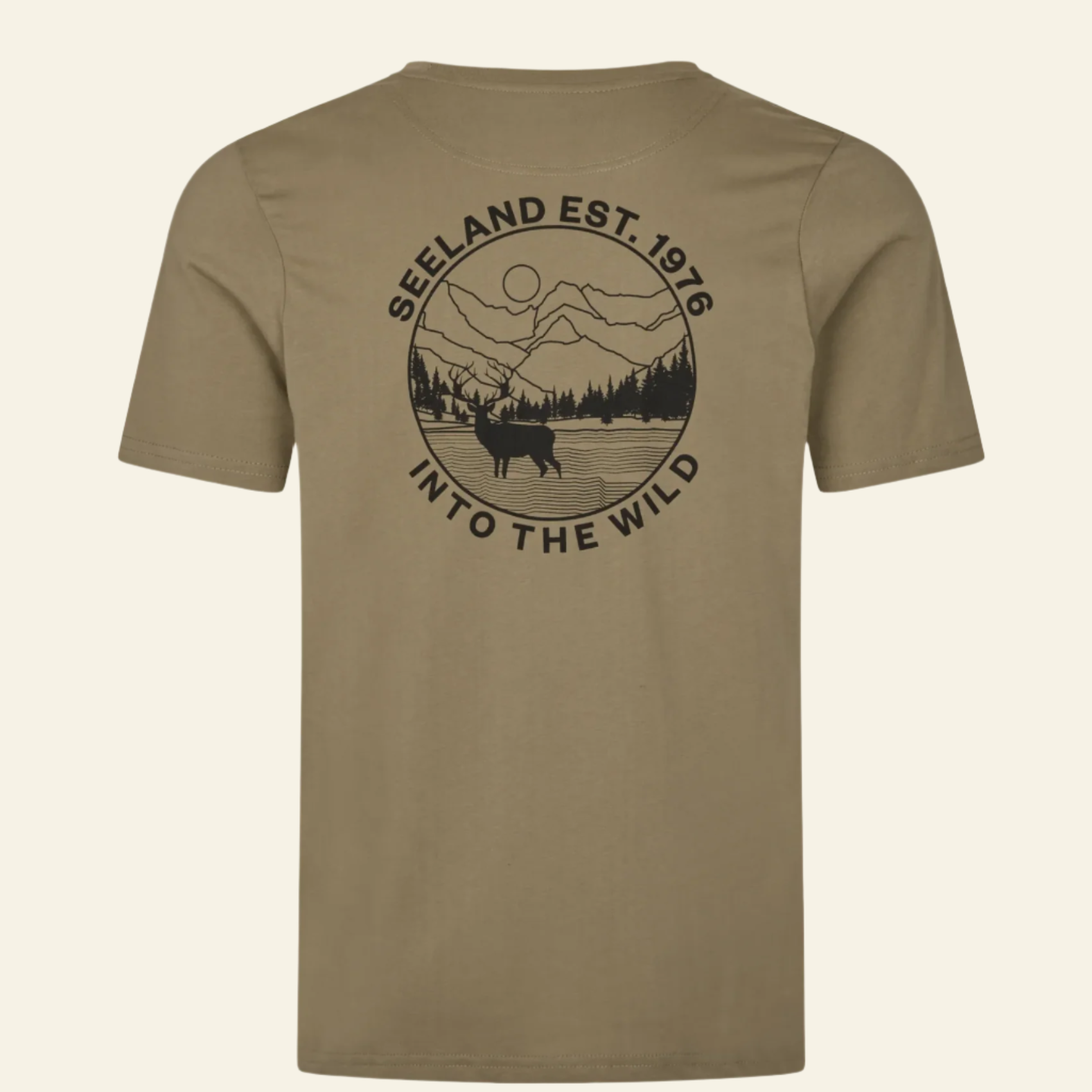 Tricou Seeland Hunting Landscape, Covert Green