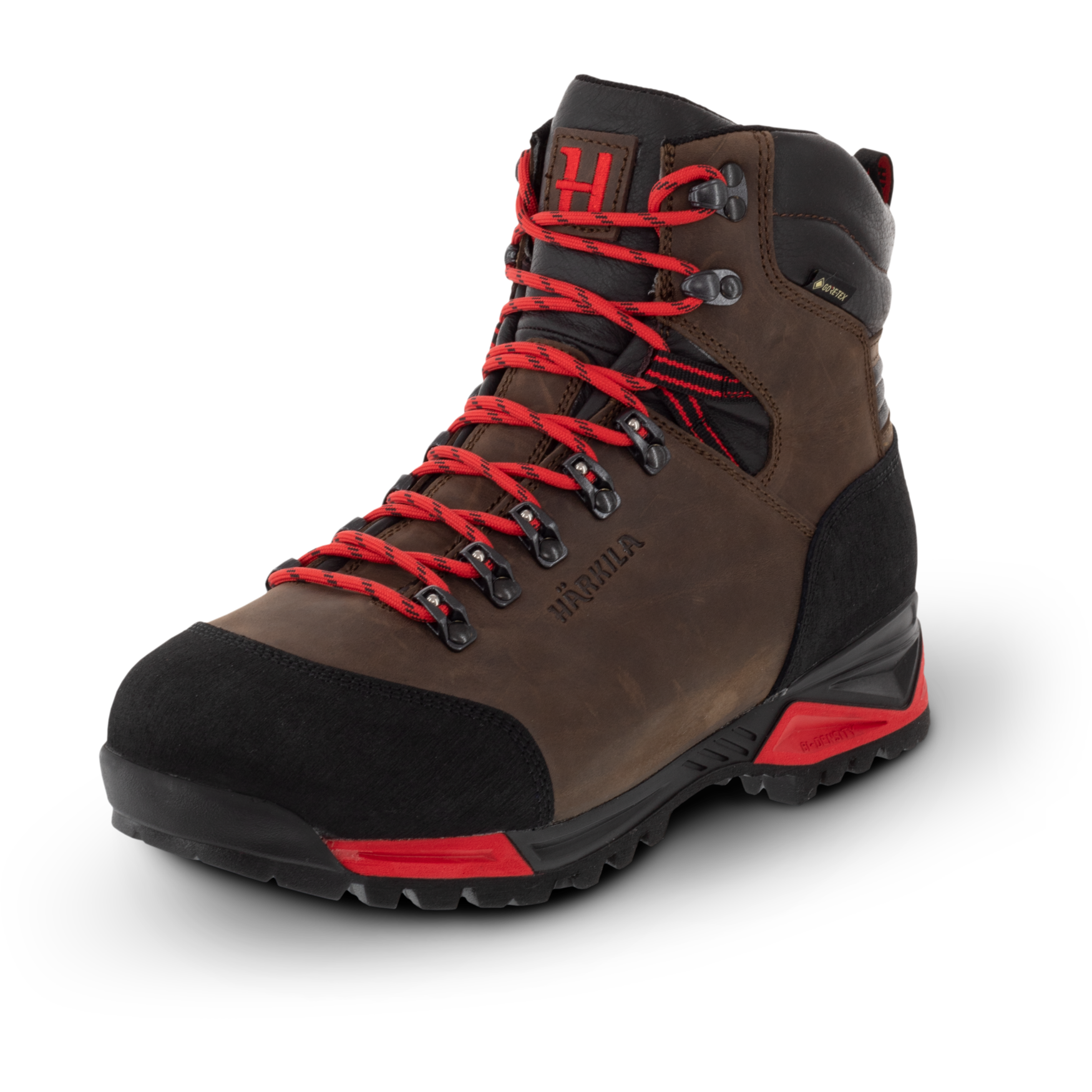 Bocanci Harkila Forest Hunter Mid, Gore-Tex, talpa Vibram, impermeabili, Dark brown